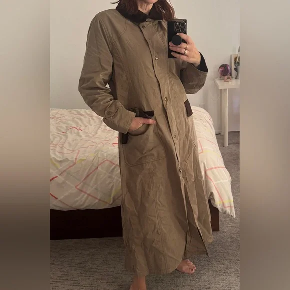 Front Street 8 Archivio Botanico Long Coat NWT Unisex S - Picture 2 of 10